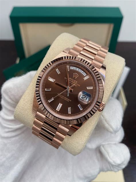 daydate rolex rose gold|rolex day date reference 228235.